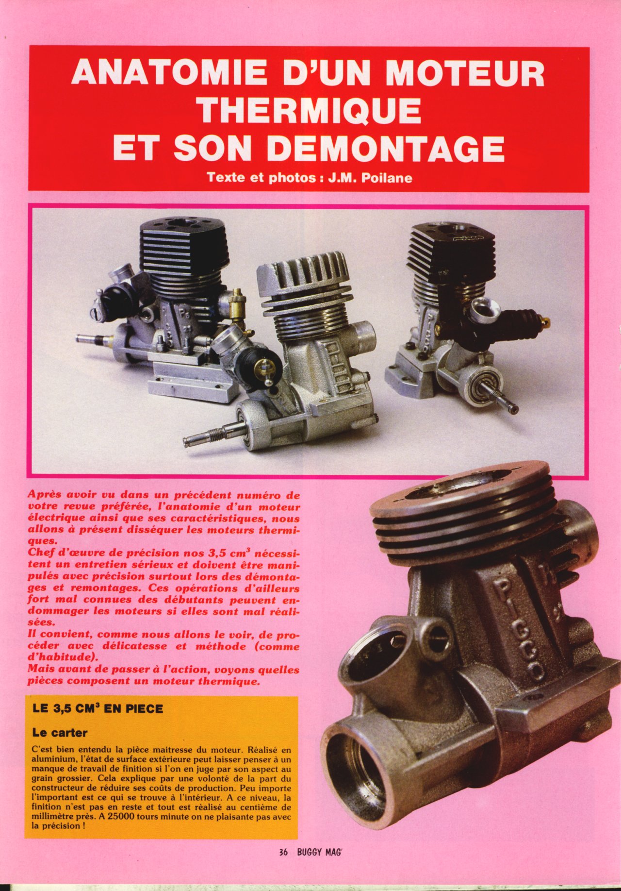 Entretien d'un Moteur Thermique